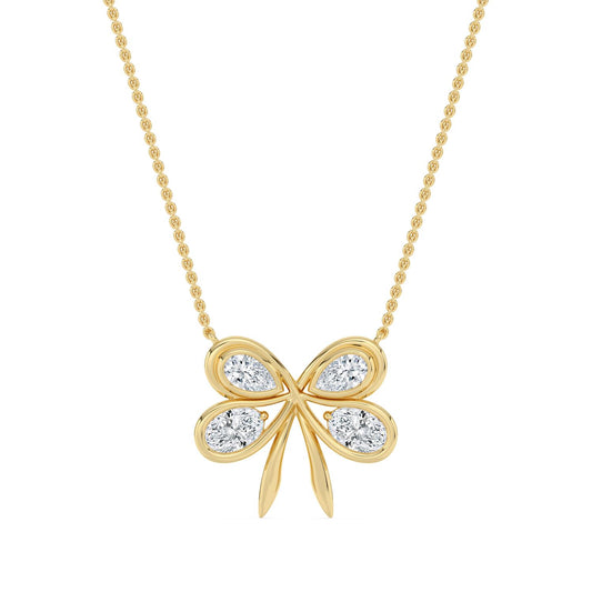 Yellow Gold / 1.15ct Lab Grown Diamond Pendant