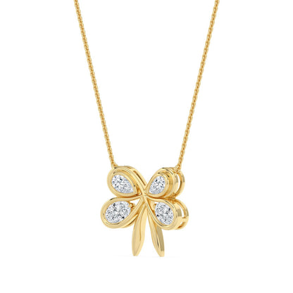 Yellow Gold / 1.15ct Lab Grown Diamond Pendant