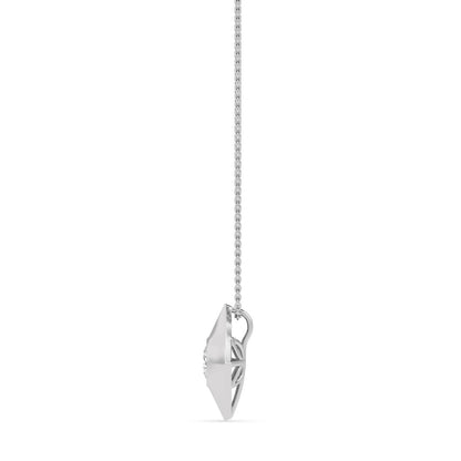 White Gold / 0.50ct Lab Grown Diamond Bezel Necklace