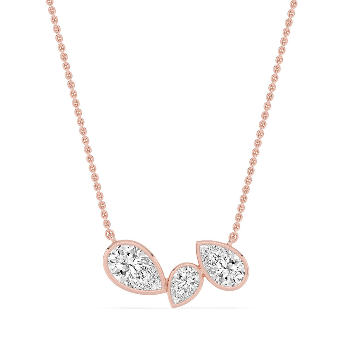 Rose Gold / 2.07ct Lab Grown Diamond Pendant