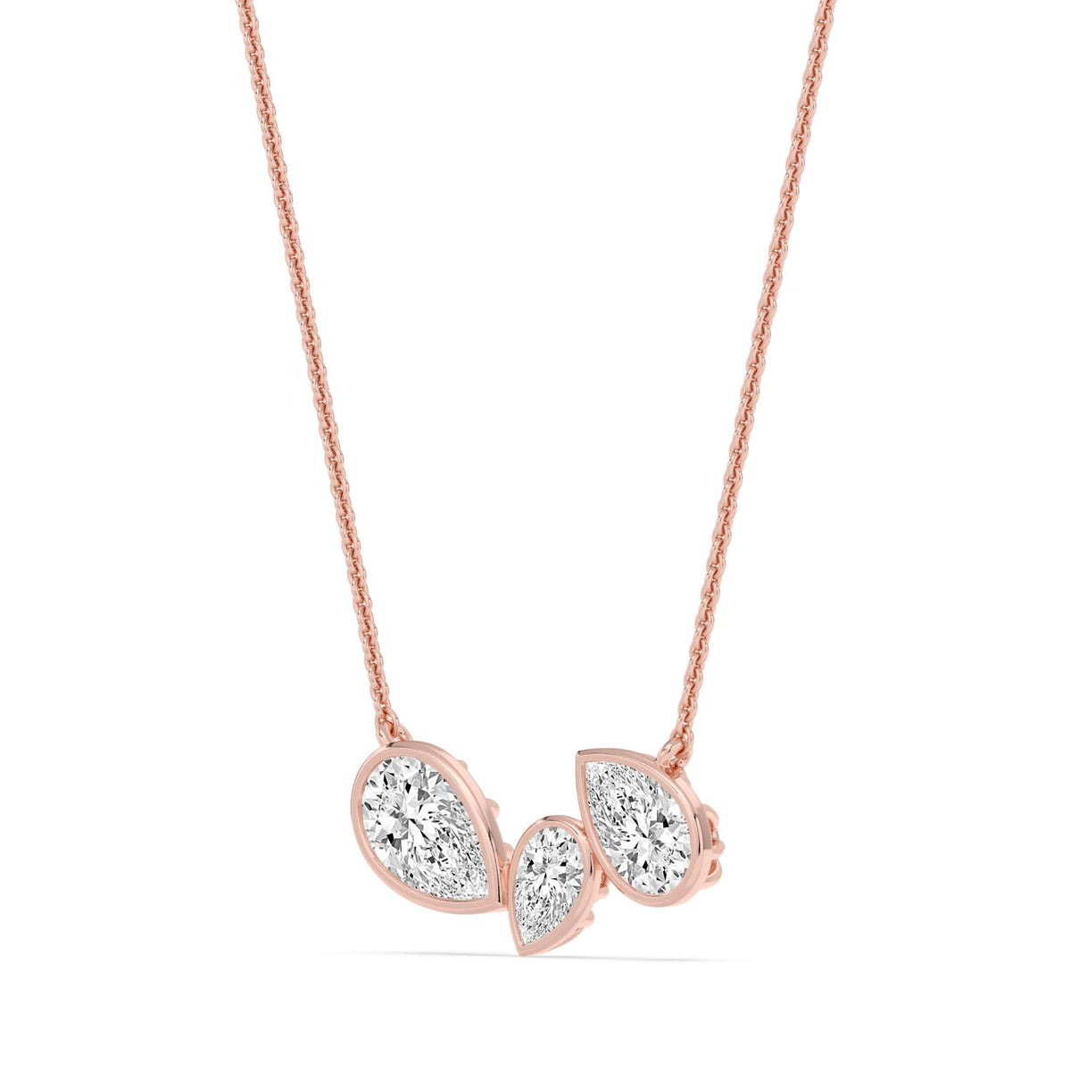 Rose Gold / 2.07ct Lab Grown Diamond Pendant