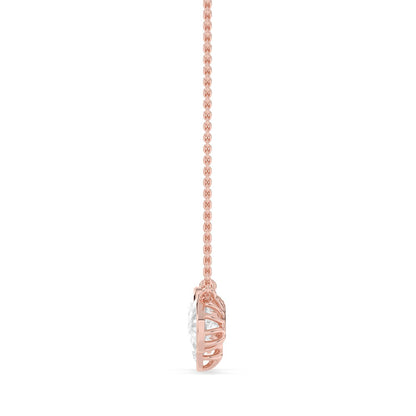 Rose Gold / 2.07ct Lab Grown Diamond Pendant