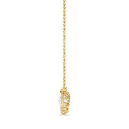 Yellow Gold / 2.07ct Lab Grown Diamond Pendant