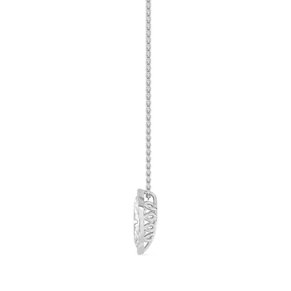 White Gold / 1.25ct Lab Grown Diamond Solitaire Pendant