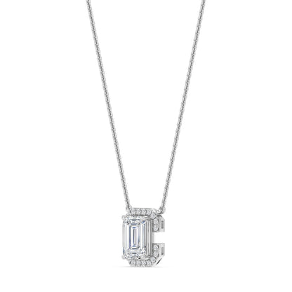 White Gold / 1.61ct Lab Grown Diamond Pendant