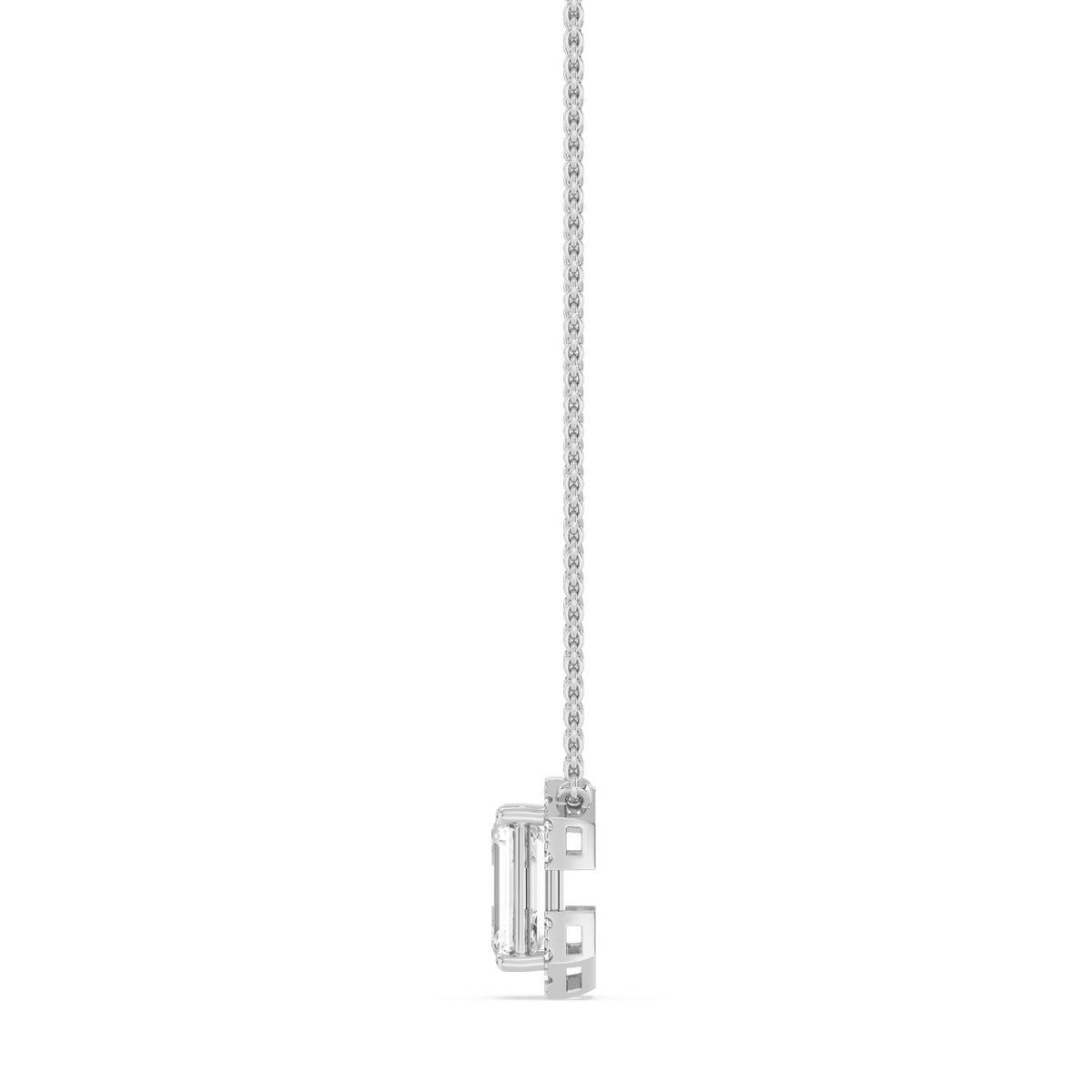 White Gold / 1.61ct Lab Grown Diamond Pendant