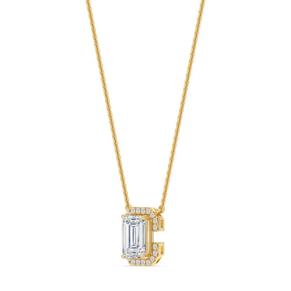 Yellow Gold / 1.61ct Lab Grown Diamond Pendant