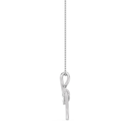 White Gold / 1.50ct Lab Grown Diamond Bezel Necklace