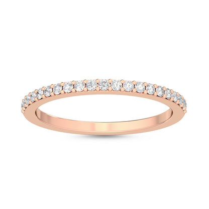 Rose Gold / Vera Prong Wedding Band