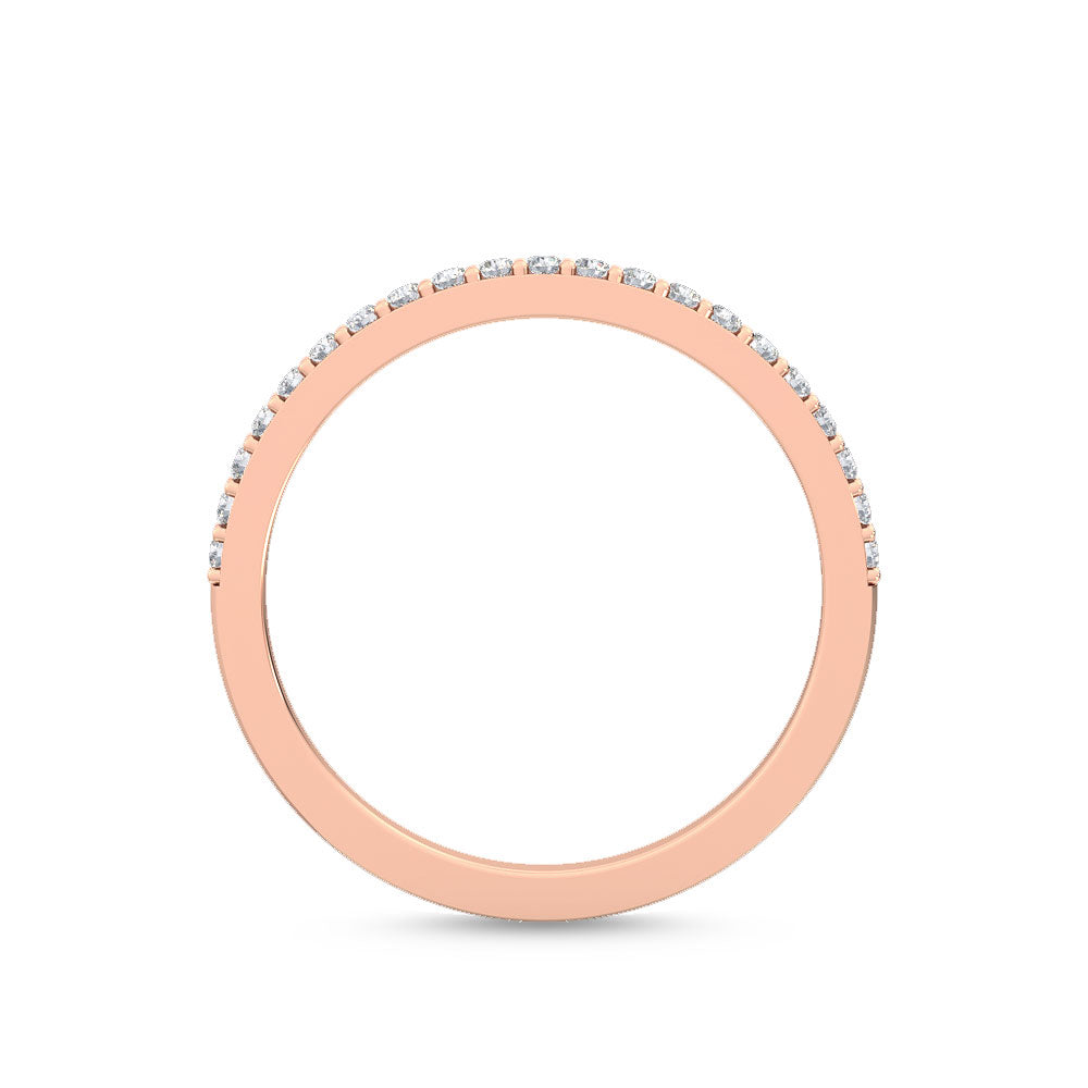 Rose Gold / Vera Prong Wedding Band