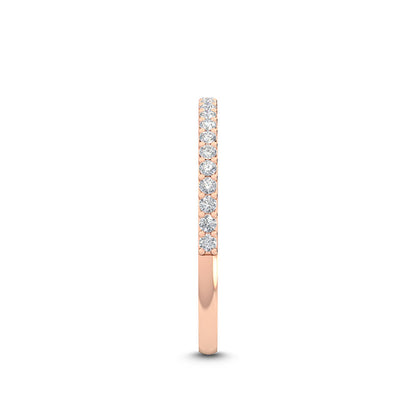 Rose Gold / Vera Prong Wedding Band