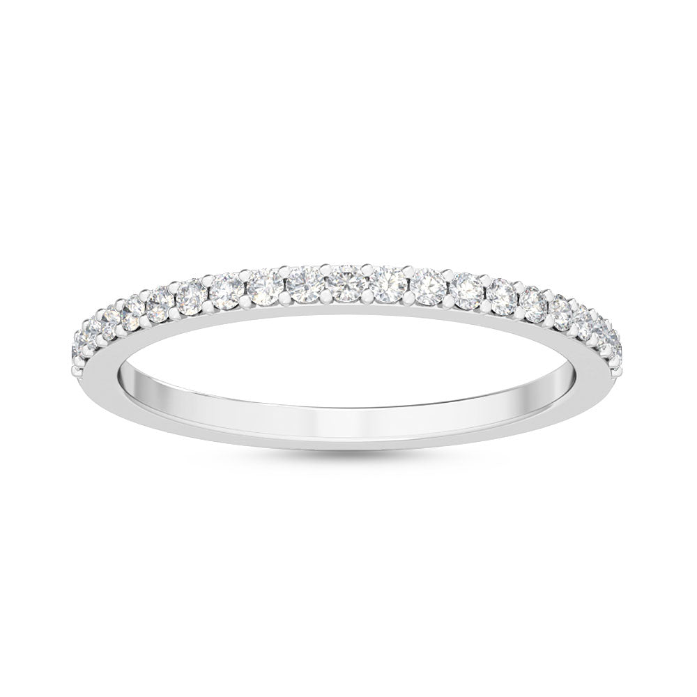 White Gold / Vera Prong Wedding Band