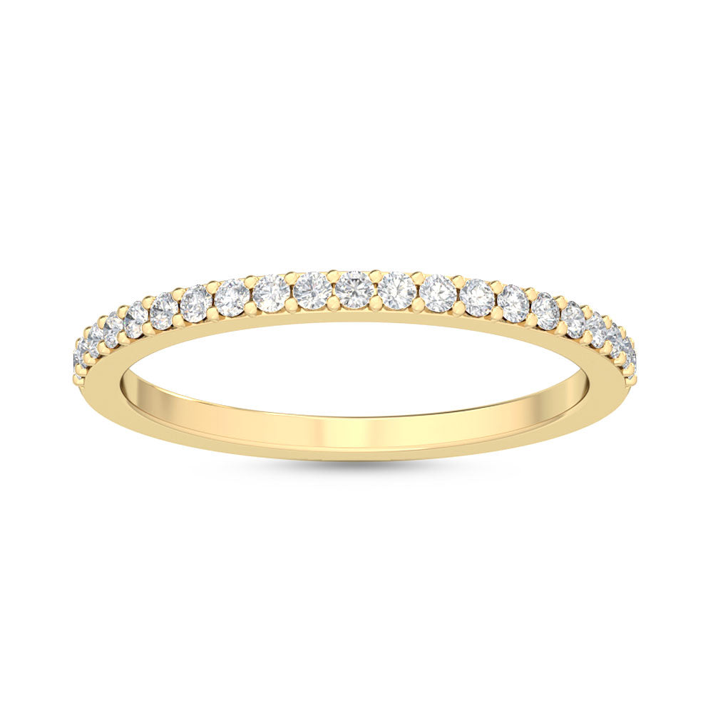 Yellow Gold / Vera Prong Wedding Band
