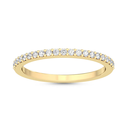 Yellow Gold / Vera Prong Wedding Band