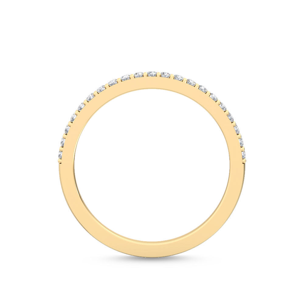 Yellow Gold / Vera Prong Wedding Band