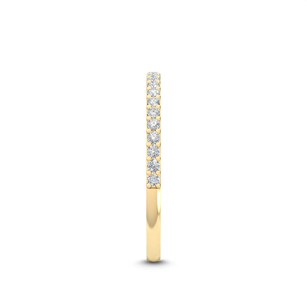 Yellow Gold / Vera Prong Wedding Band