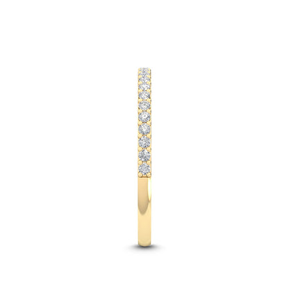 Yellow Gold / Vera Prong Wedding Band