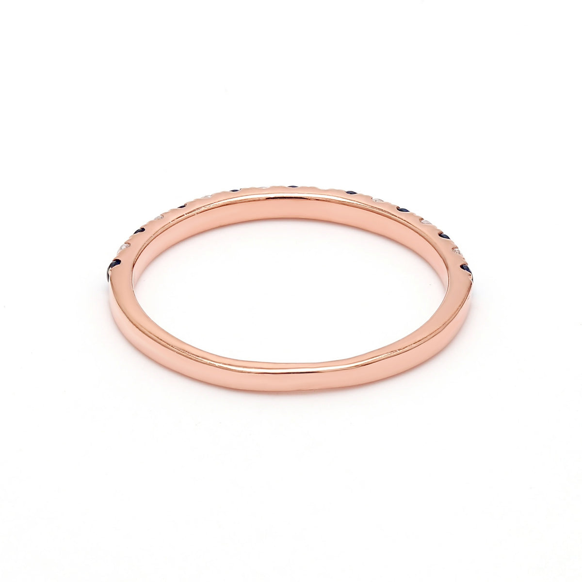 Rose Gold / Camille Diamond Wedding Band
