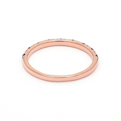 Rose Gold / Camille Diamond Wedding Band
