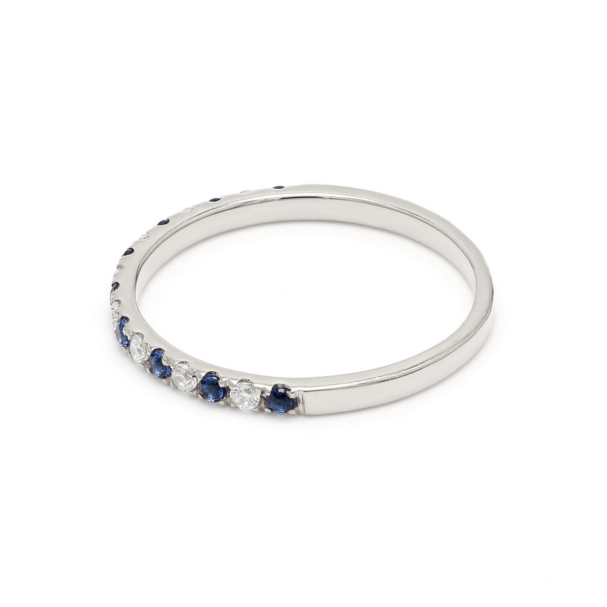 White Gold / Camille Diamond Wedding Band