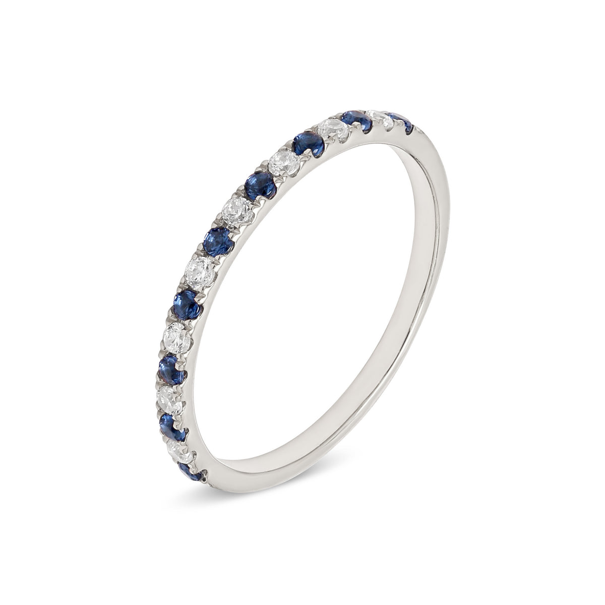 White Gold / Camille Diamond Wedding Band