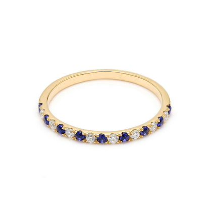 Yellow Gold / Camille Diamond Wedding Band