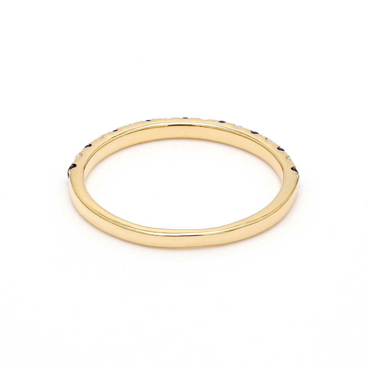 Yellow Gold / Camille Diamond Wedding Band