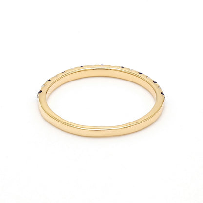 Yellow Gold / Camille Diamond Wedding Band
