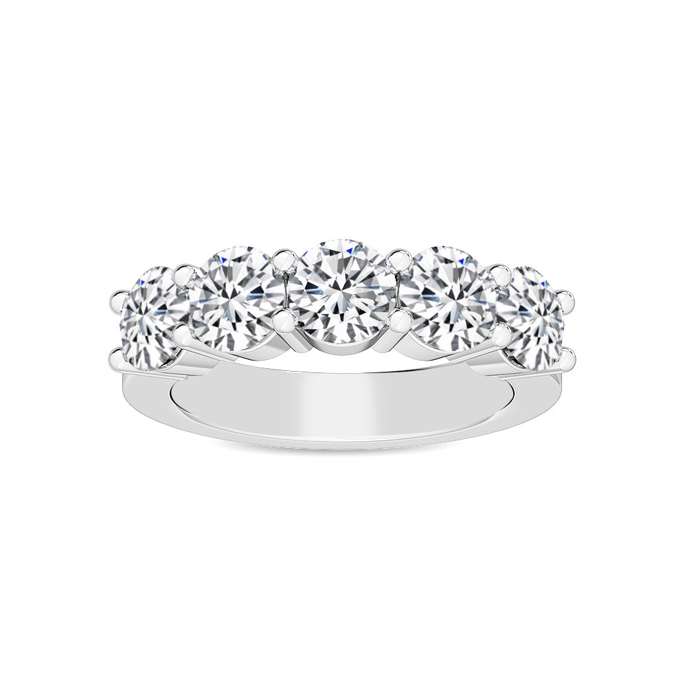 White Gold / Vivienne Prong Wedding Band
