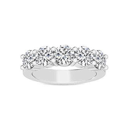 White Gold / Vivienne Prong Wedding Band