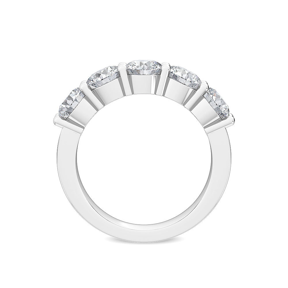 White Gold / Vivienne Prong Wedding Band