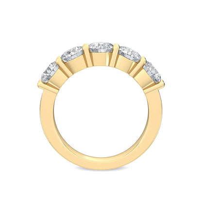 Yellow Gold / Vivienne Prong Wedding Band