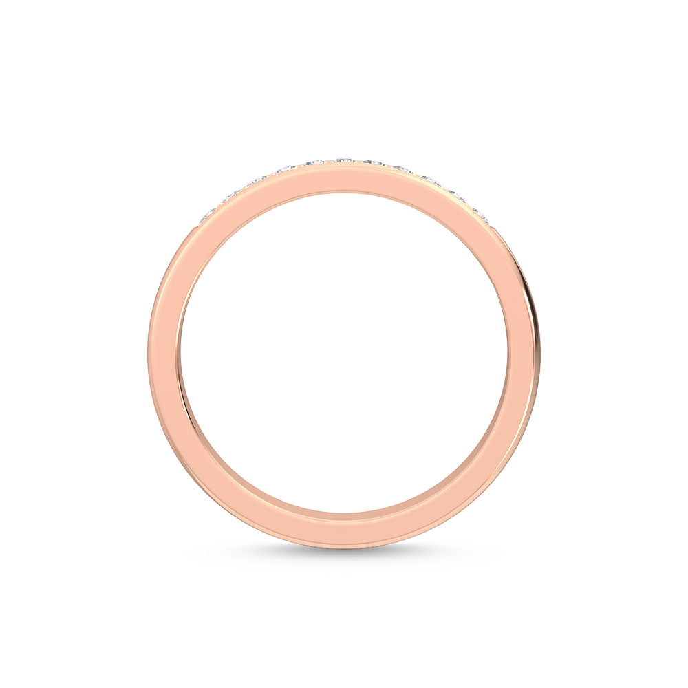 Rose Gold / Nalani Channel Wedding Band