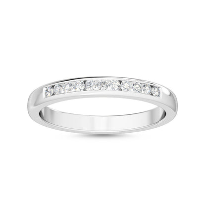 White Gold / Nalani Channel Wedding Band