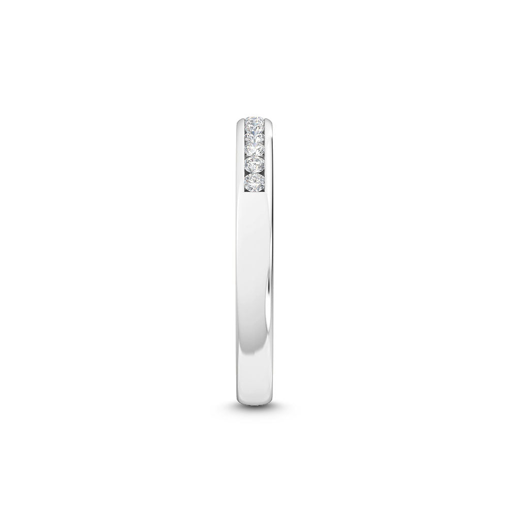 White Gold / Nalani Channel Wedding Band