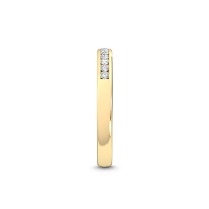 Yellow Gold / Nalani Channel Wedding Band