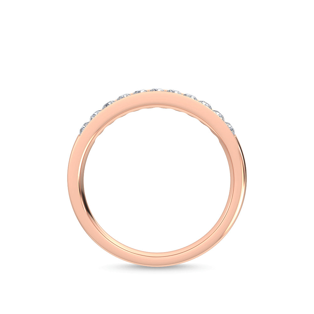 Rose Gold / Shanaya Channel Wedding Band