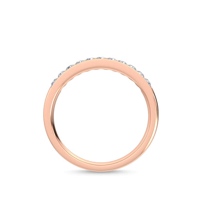 Rose Gold / Shanaya Channel Wedding Band