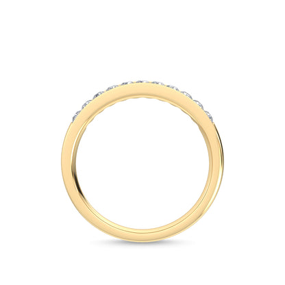 Yellow Gold / Shanaya Channel Wedding Band