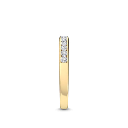 Yellow Gold / Shanaya Channel Wedding Band
