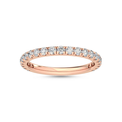 Rose Gold / Phoebe Prong Wedding Band