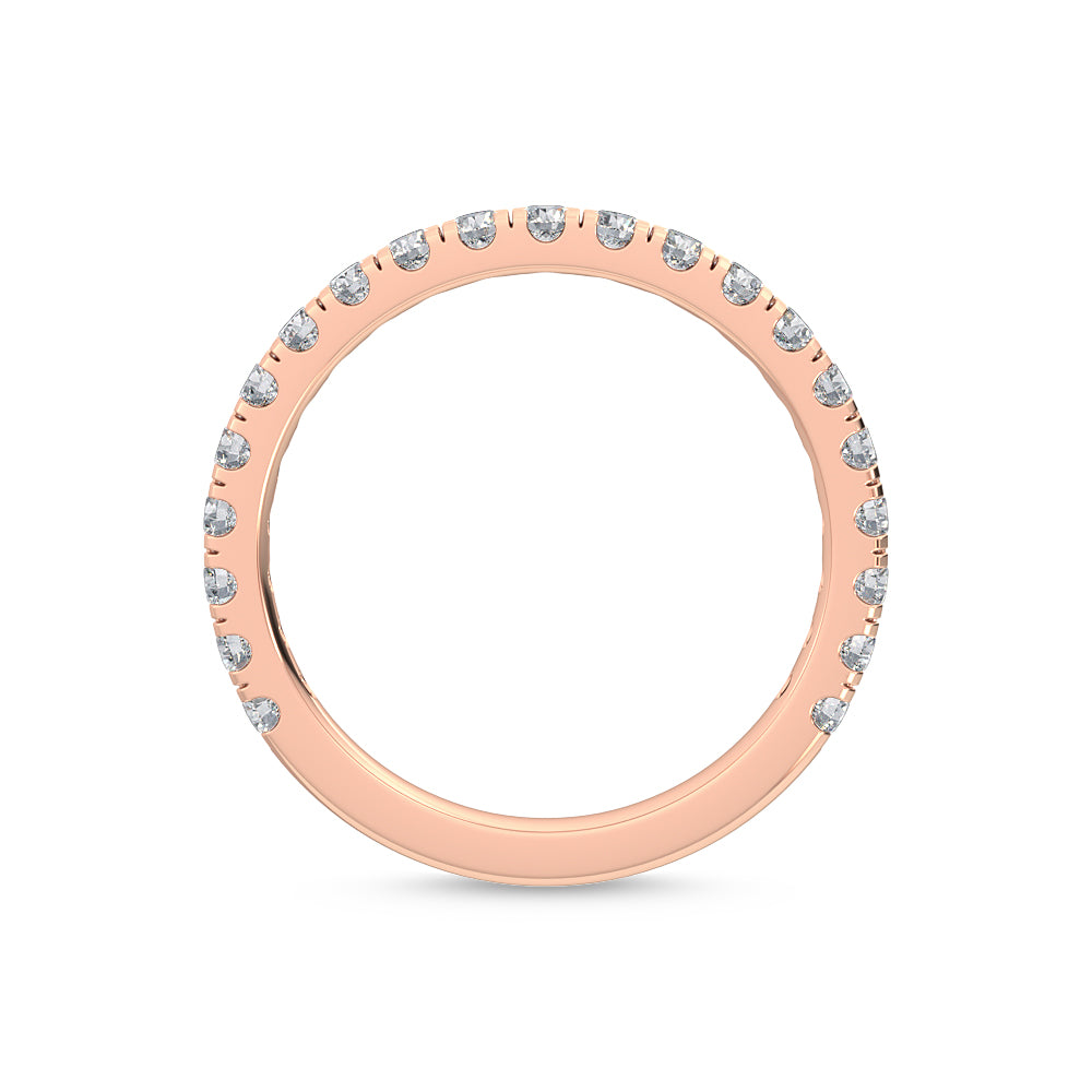 Rose Gold / Phoebe Prong Wedding Band