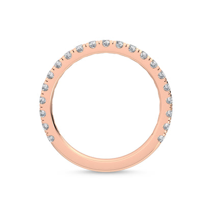 Rose Gold / Phoebe Prong Wedding Band