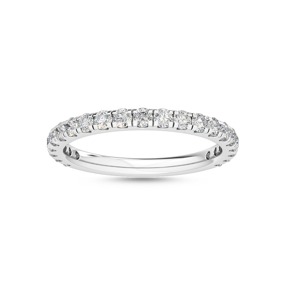 White Gold / Phoebe Prong Wedding Band