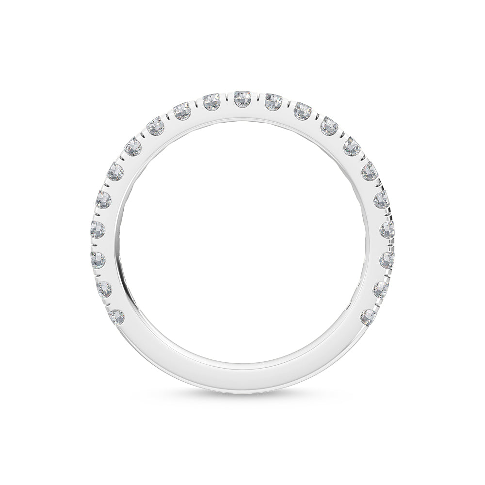 White Gold / Phoebe Prong Wedding Band