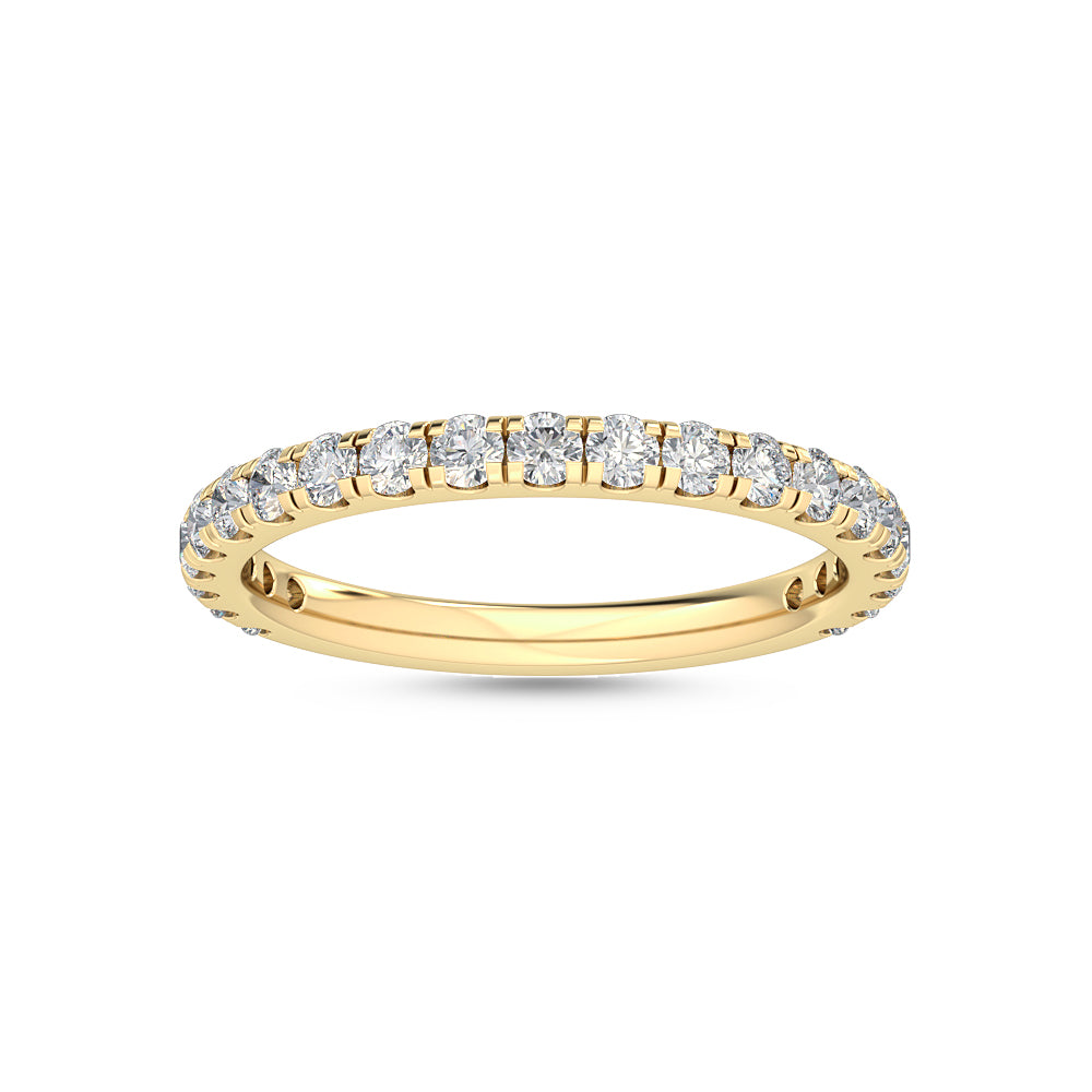 Yellow Gold / Phoebe Prong Wedding Band