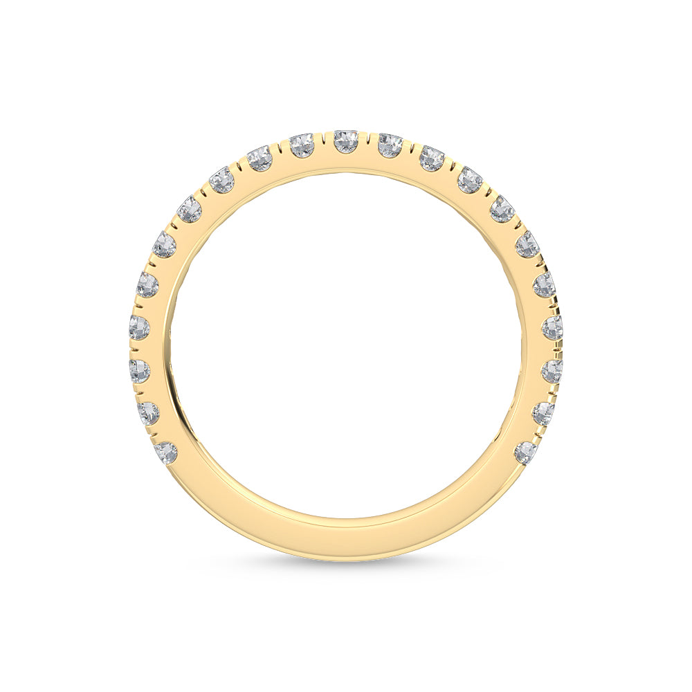 Yellow Gold / Phoebe Prong Wedding Band