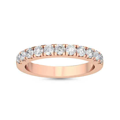 Rose Gold / Chiara Prong Wedding Band