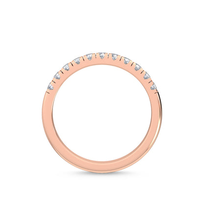Rose Gold / Chiara Prong Wedding Band