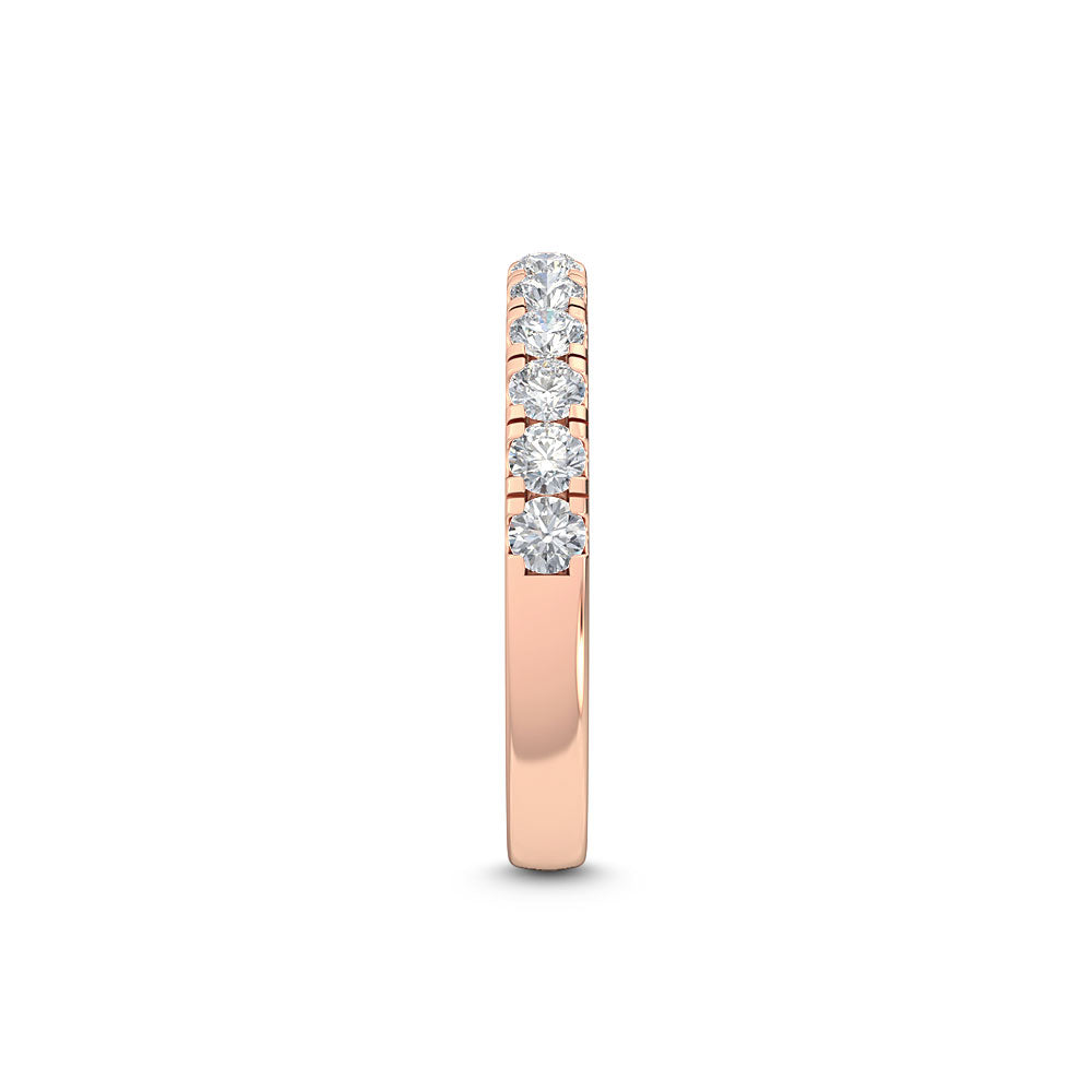 Rose Gold / Chiara Prong Wedding Band